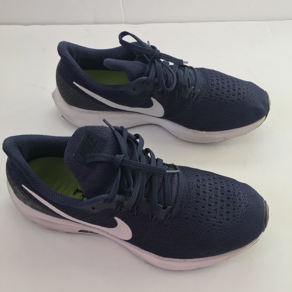 Nike Women's Air Zoom Pegasus 35 Midnight Navy, Size 8 - Picture 2 of 12